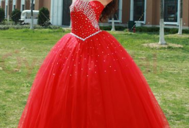 Quinceanera Gown Red