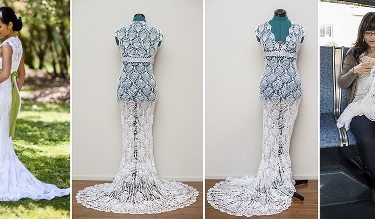 Crafty Bride Made Her Wedding Dress