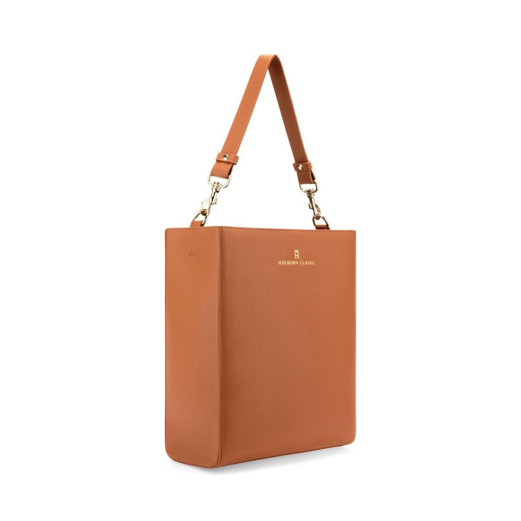 Vertical Tote - Brown